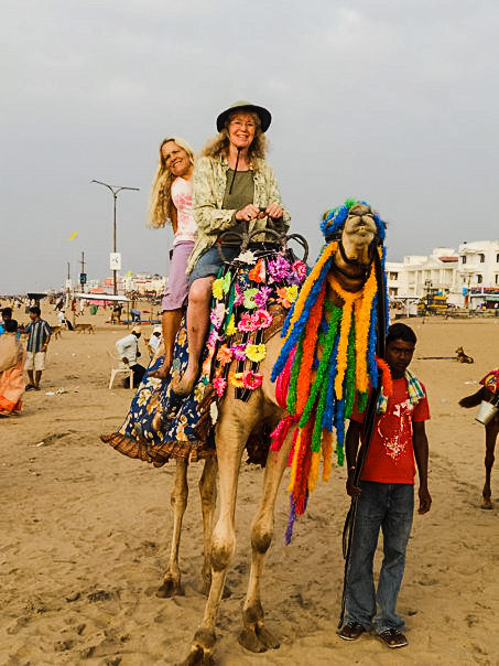 		Master's Darshan Tours give plenty of time and opportunities for personal adventures. These ladies decided on a camel ride along the beach.